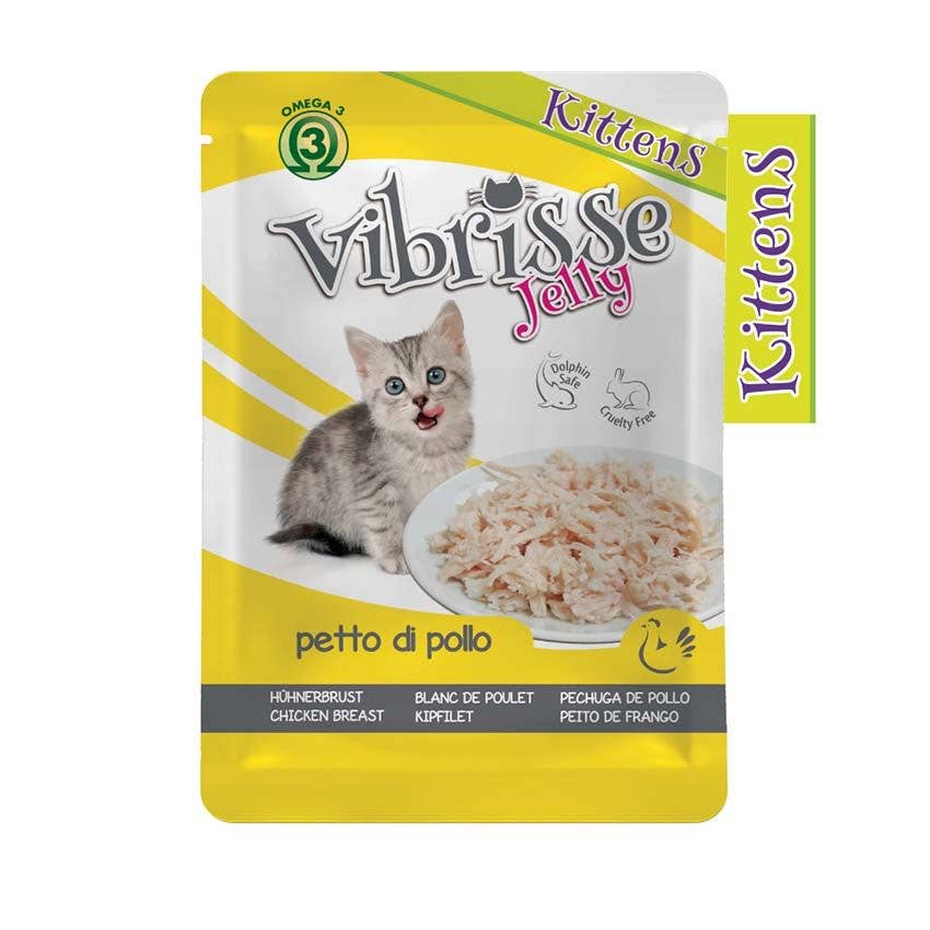 Croci – Großhandel Tiernahrung – Katze – Croci Vibrisse Jelly Kitten Nassfutter für Katzenwelpen0