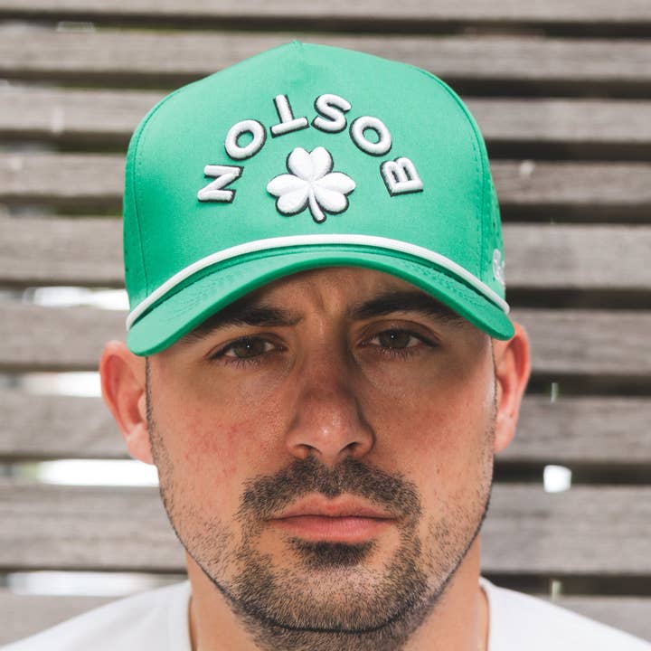 Southie Shamrock Boston Hat for wholesale by Albatross Attire