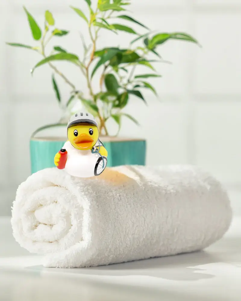 Close Up GmbH - Wholesale Bath Toy - Baby - Rubber duck cyclist2