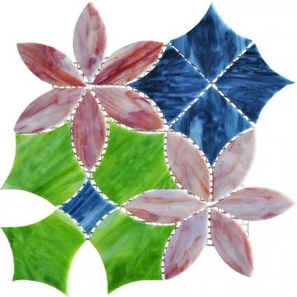 Glasmosaikplattor | Corona för wholesale av Maurimosaic