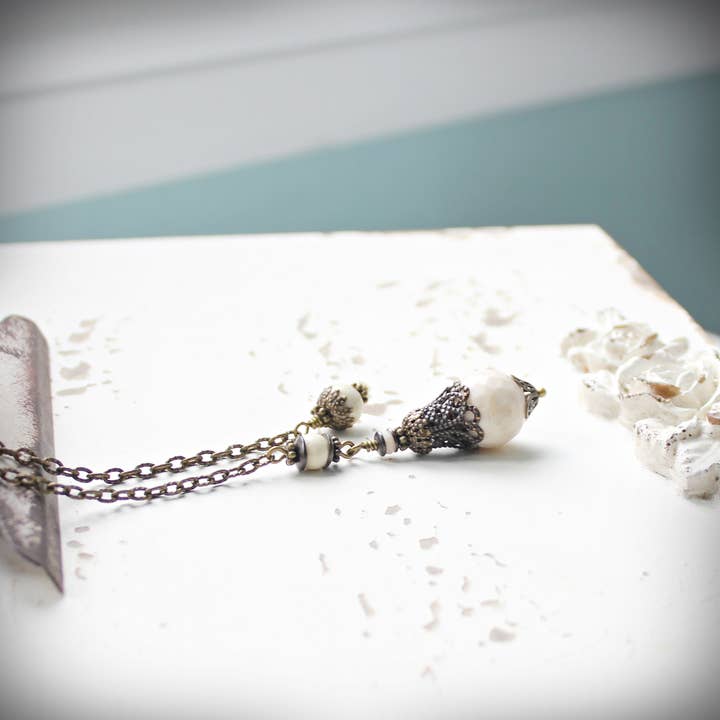 Circa 1890 - Wholesale Meditation Supplies - Petrified Wood Jewelry Pendulum | Grounding & Stability2