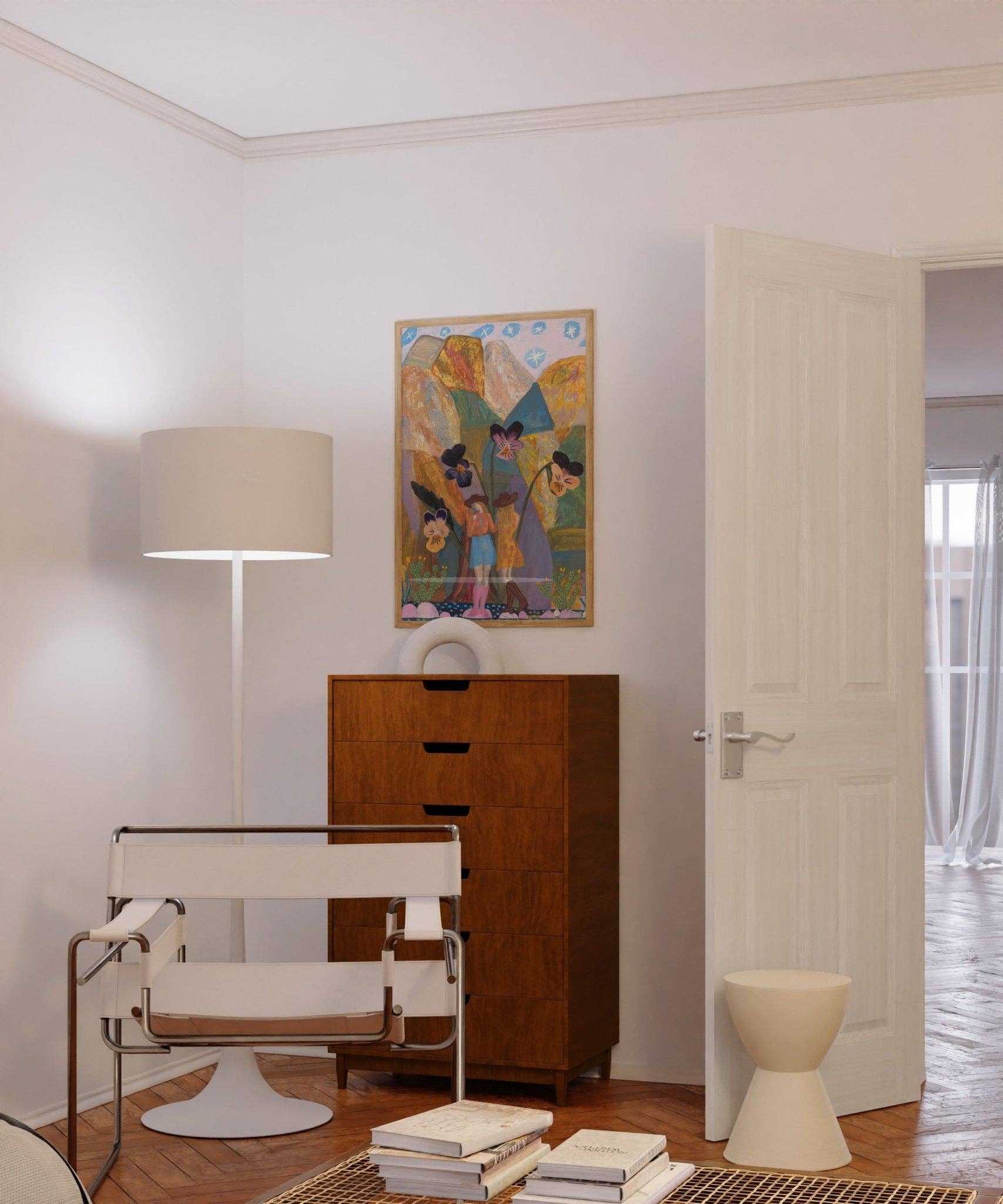 El Baker Art - Wholesale Art Print - Cowgirl Collage Print | Colorful Pansies Poster - Vintage Western Wall Art10