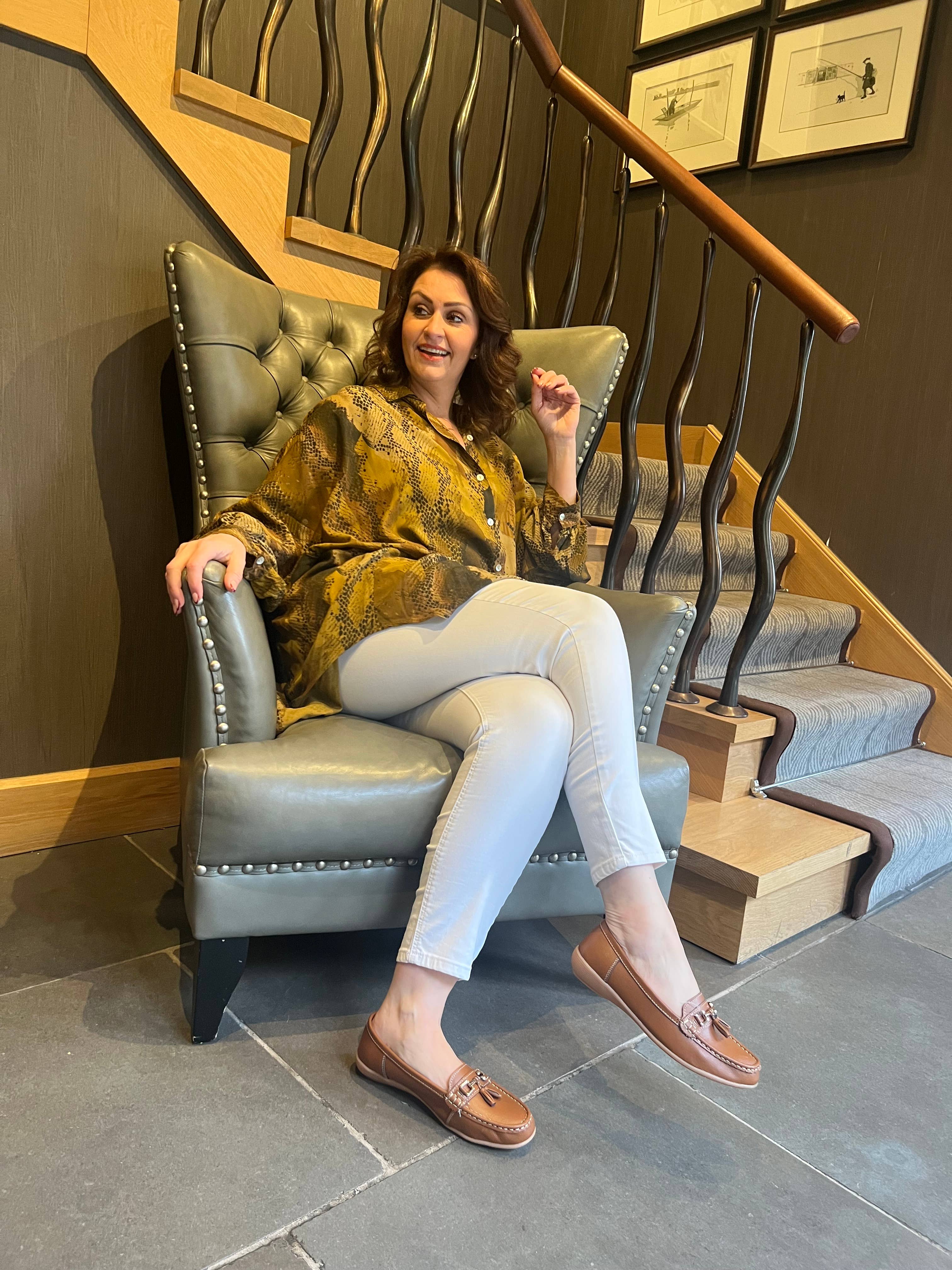 Jo & Joe - Wholesale Loafers - Dames - JO & JOE Dames leren loafer met tassels22