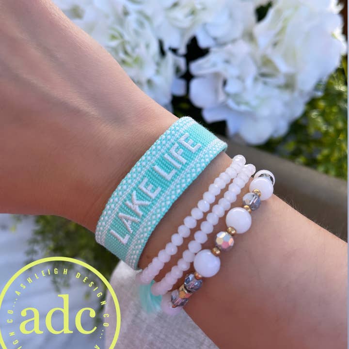 AshleighDesignCo - Wholesale Woven/Braided Bracelet - LAKE LIFE Bracelet