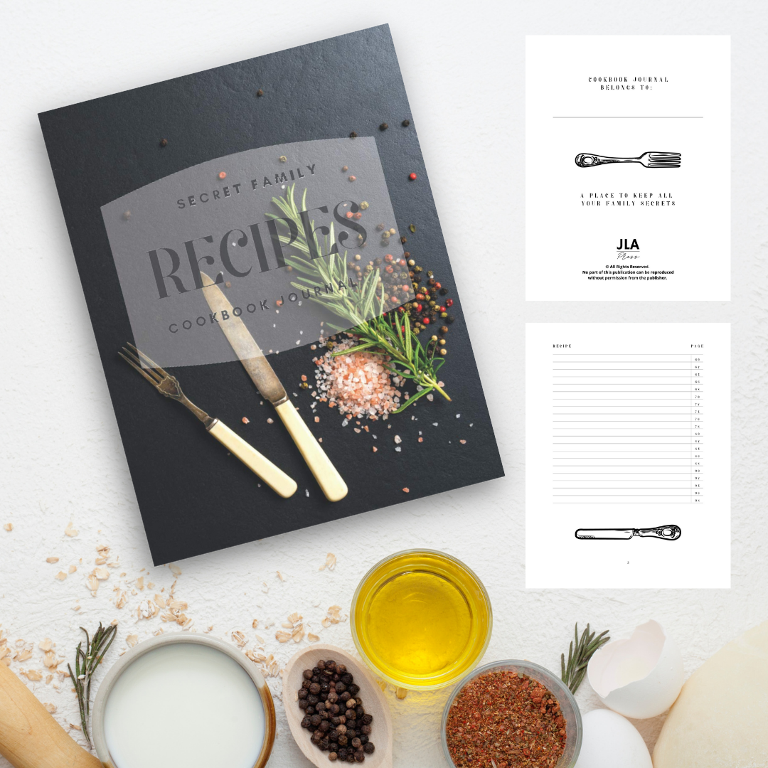 JLA Press - Wholesale Cookbooks & Food - Secret Family Recipes Cookbook Journal5