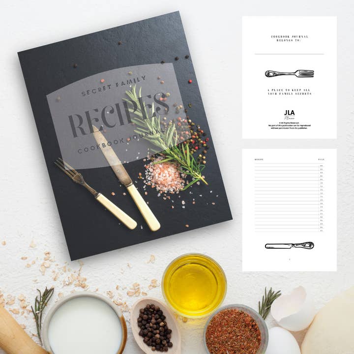 JLA Press - Wholesale Cookbooks & Food - Secret Family Recipes Cookbook Journal5