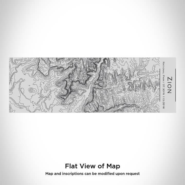 JACE.design - Wholesale Insulated Mug/Tumbler - Zion Nation Park Topographic Map Insulated Cup1