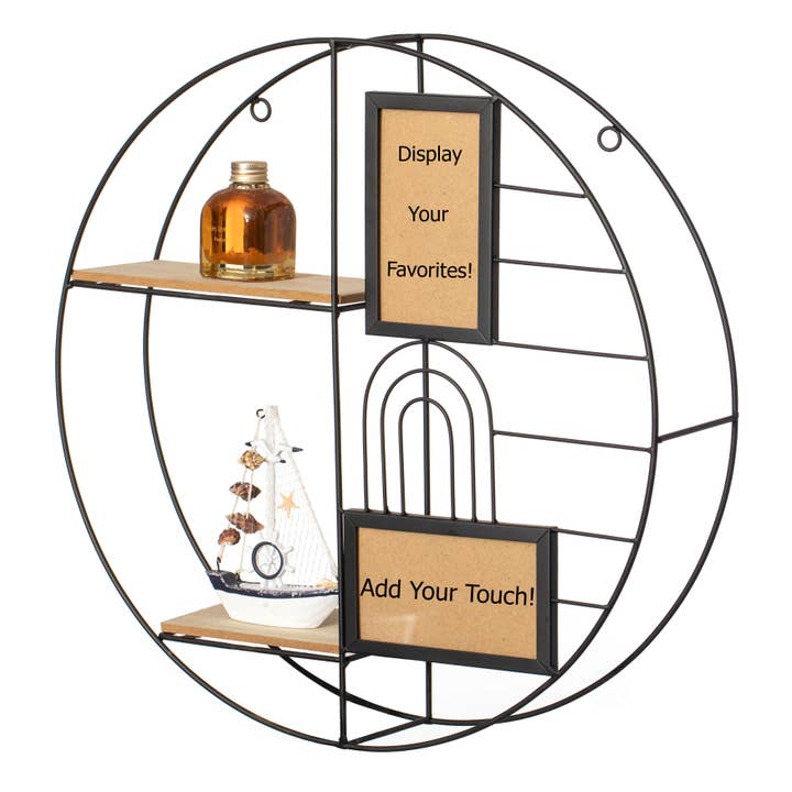 Quickway Imports – wholesale Wall-mounted shelf – Vintiquewise Modern Decorative Wall Shelves