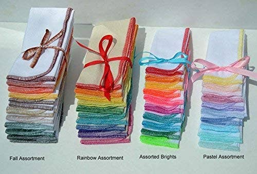 Ginas Soft Cloth Shop - Wholesale Dishcloth - White Birdseye - 11x12 Paperless Unpaper Towels 1 Ply3