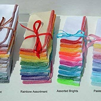 Ginas Soft Cloth Shop - Wholesale Dishcloth - White Birdseye - 11x12 Paperless Unpaper Towels 1 Ply3