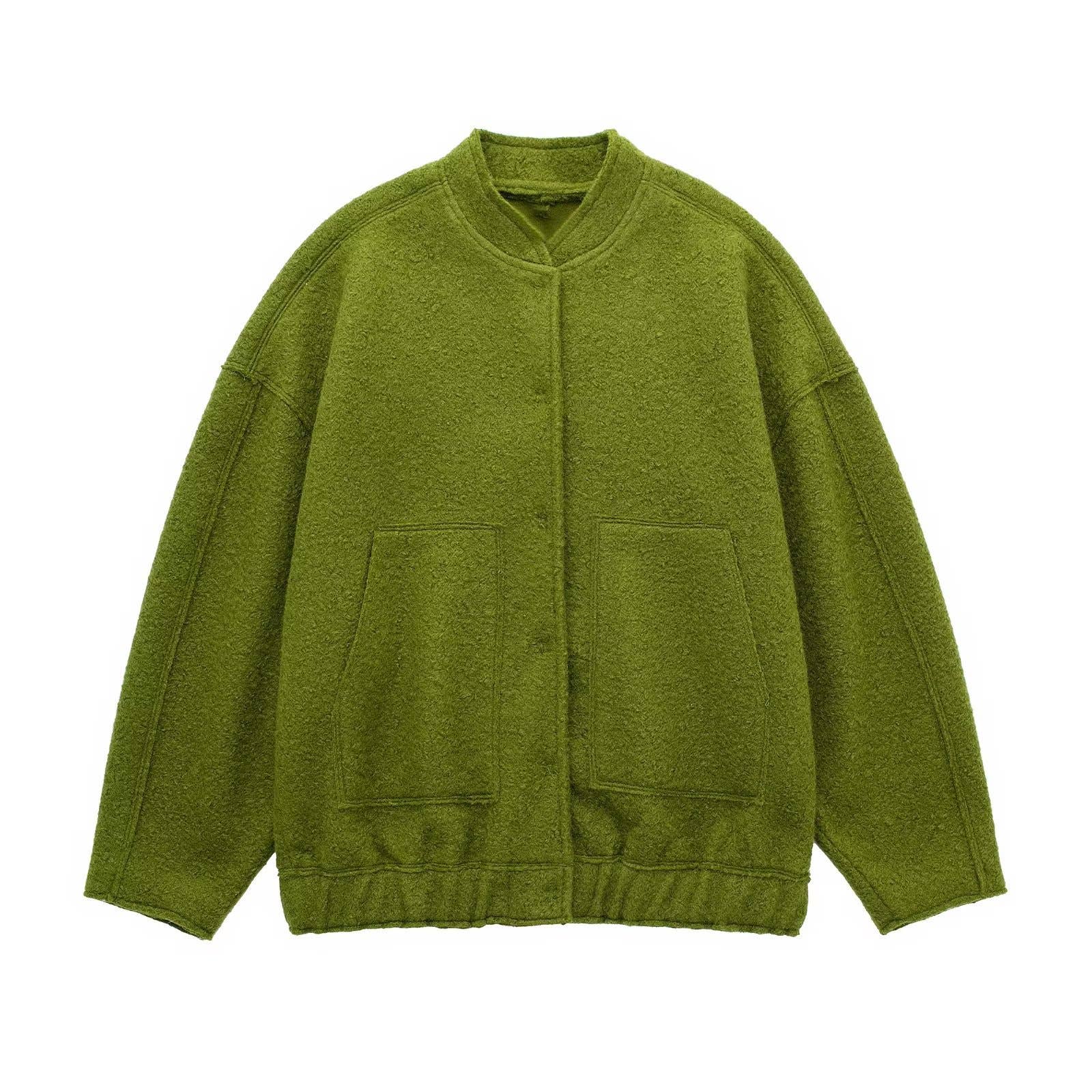 HIDDENBRAND - Wholesale Bomber Jacket - Women's - oversized boxy bomber jacket5