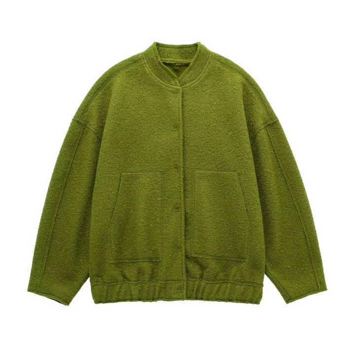 HIDDENBRAND - Wholesale Bomber Jacket - Women's - oversized boxy bomber jacket5