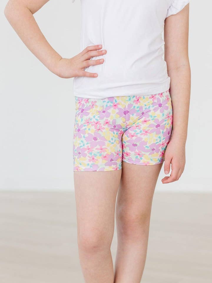 Mila & Rose - Wholesale Shorts - Kids - Summer Watercolor Twirl Shorts