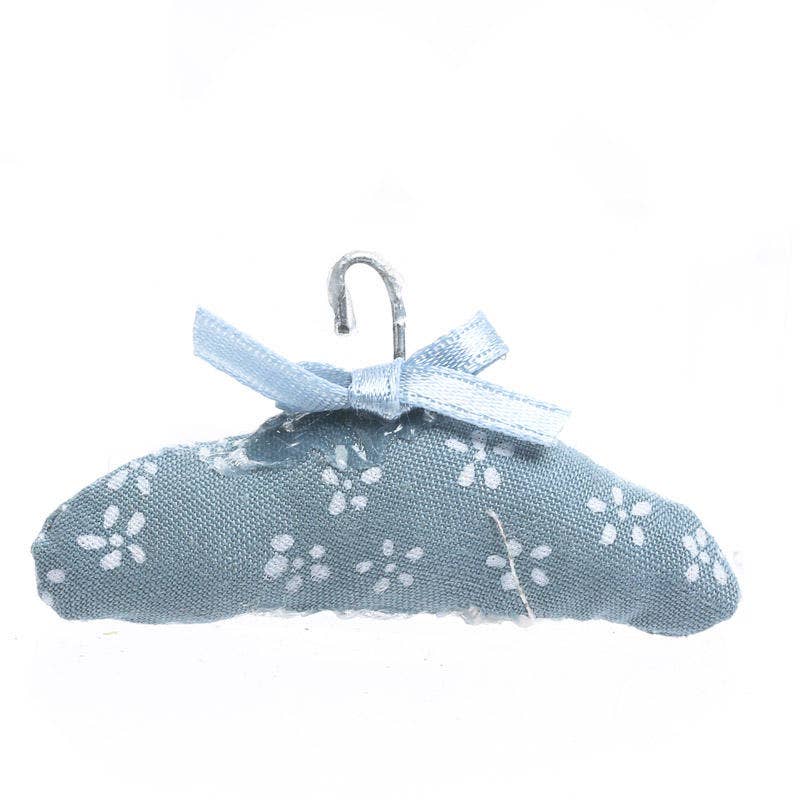 Factory Direct Craft - Wholesale Doll accessory kit – Kids - 1-3/4" Dollhouse Miniature Padded Clothes Hanger1