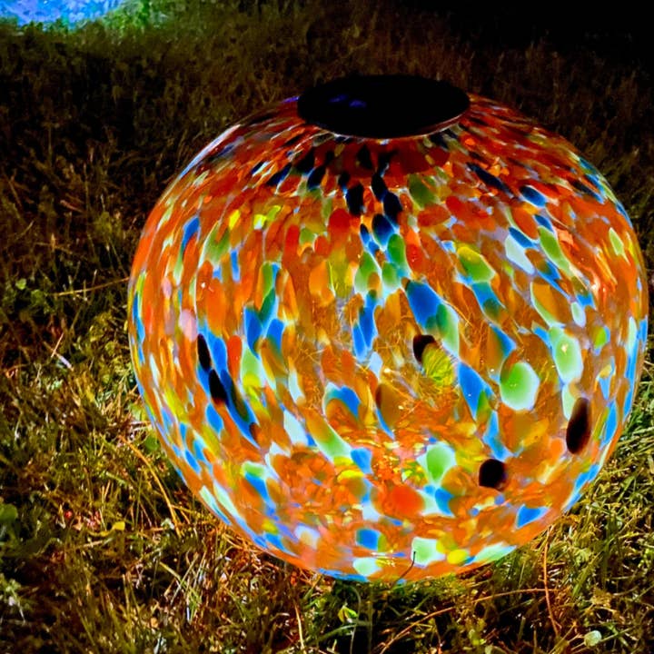 ApricotMint – wholesale Utomhuslampa – Top Solar LED-modul för 12" solar orb3