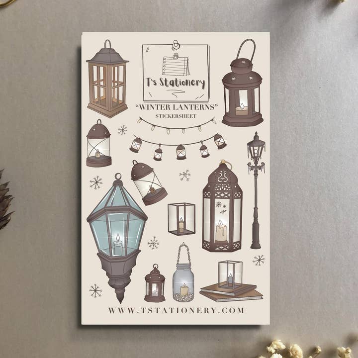 „Winterlaternen“ für den Großhandel von T's Stationery