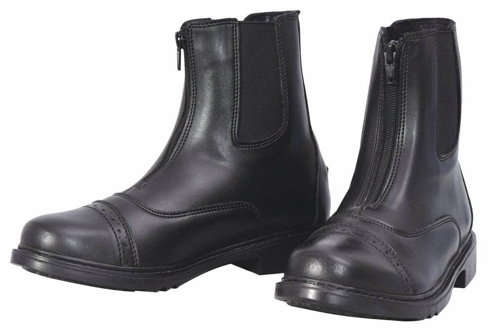 JPC Equestrian - Vente Bottes – femme - Bottes de paddock à fermeture éclair sur le devant TuffRider pour femme1