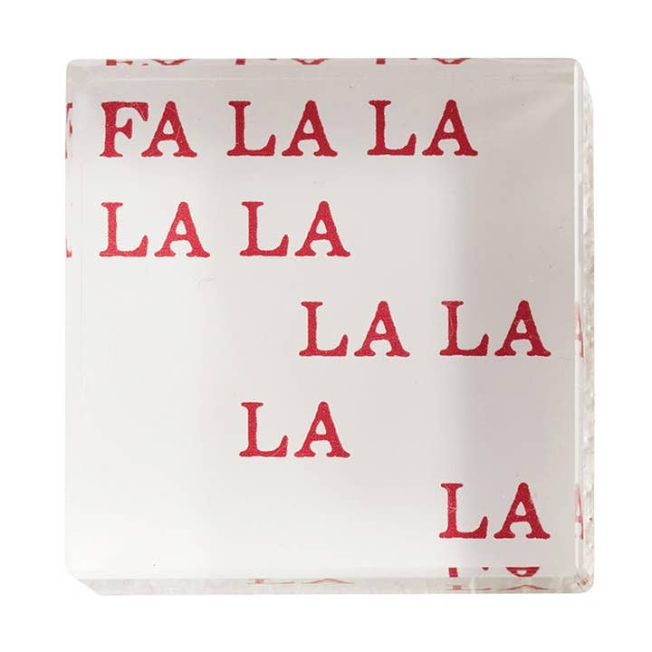 Angle - Wholesale Decorative Tabletop Object - F2F-2x2 LuciteBlk-FaLaLa0