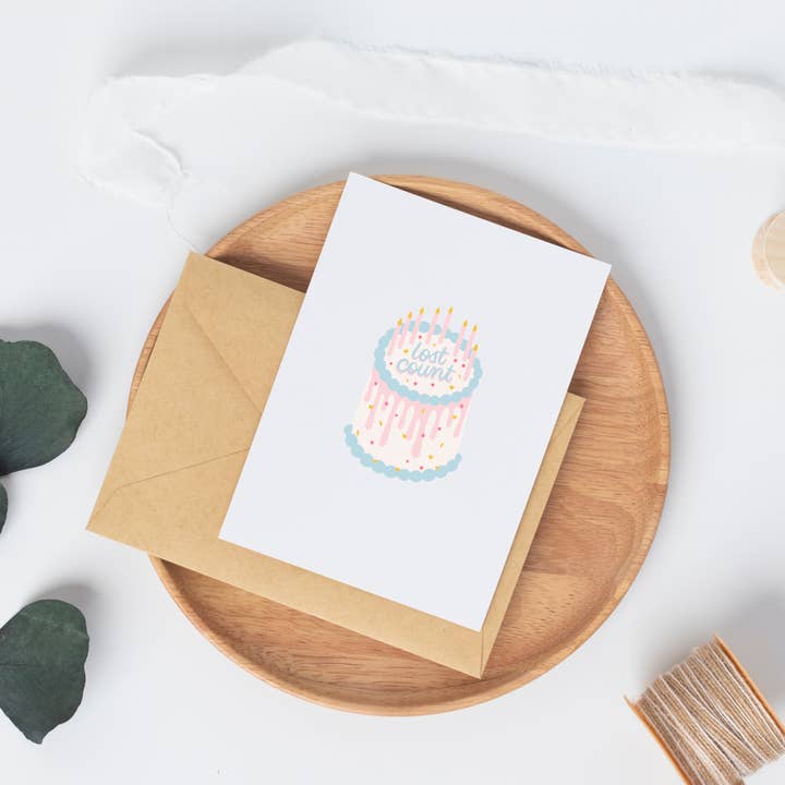 Förlorat antal födelsedagskort för wholesale av Elizabeth Riley Paperie