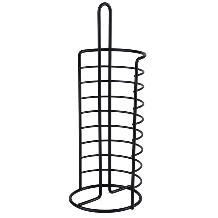 Moda at Home Enterprises, Ltd - Wholesale Toilet Paper Holder - AFTON TOILET PAPER HOLDER BLACK1