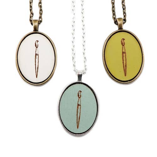 Colgante Cameo Pequeño - Pincel para venta al por mayor de Once Again Sam