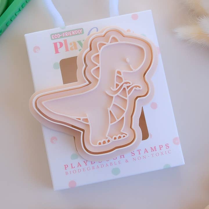 Play Sense - Wholesale Putty/slime – Child - Eco Playdough Stamp | Dinosaurs | T-Rex0