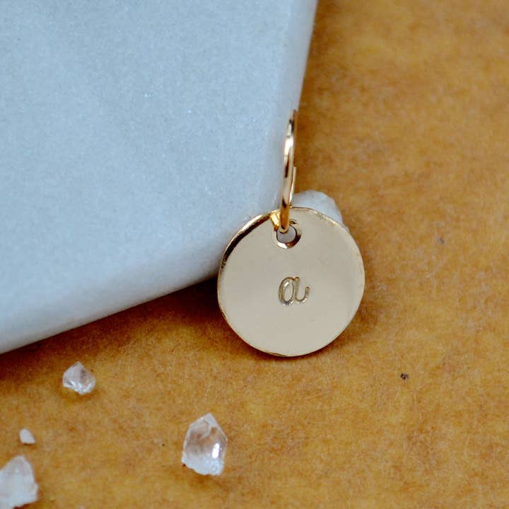 Foamy Wader - Venta al por mayor Abalorios/colgantes individuales - Set de abalorios con letra cursiva en minúscula, con letra cursiva, triple metal