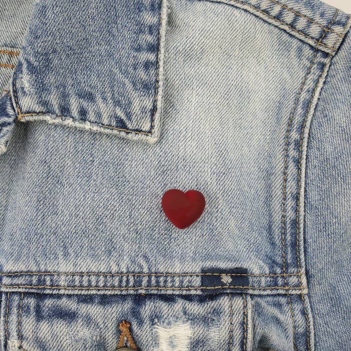 Mini Story Co - Wholesale Lapel Pin/Button - Love Heart Pins | Cute Heart Brooch | I Love You Badge | Romantic Lapel Accessories | Valentine's Gift | Pins for Backpack and Hat4