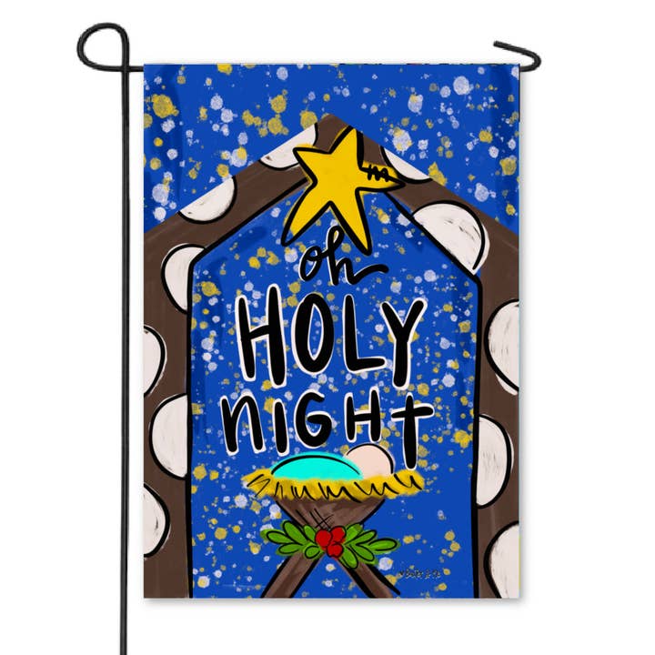 Baxter & Me - Wholesale Flag - Oh Holy Night House Garden Flag0