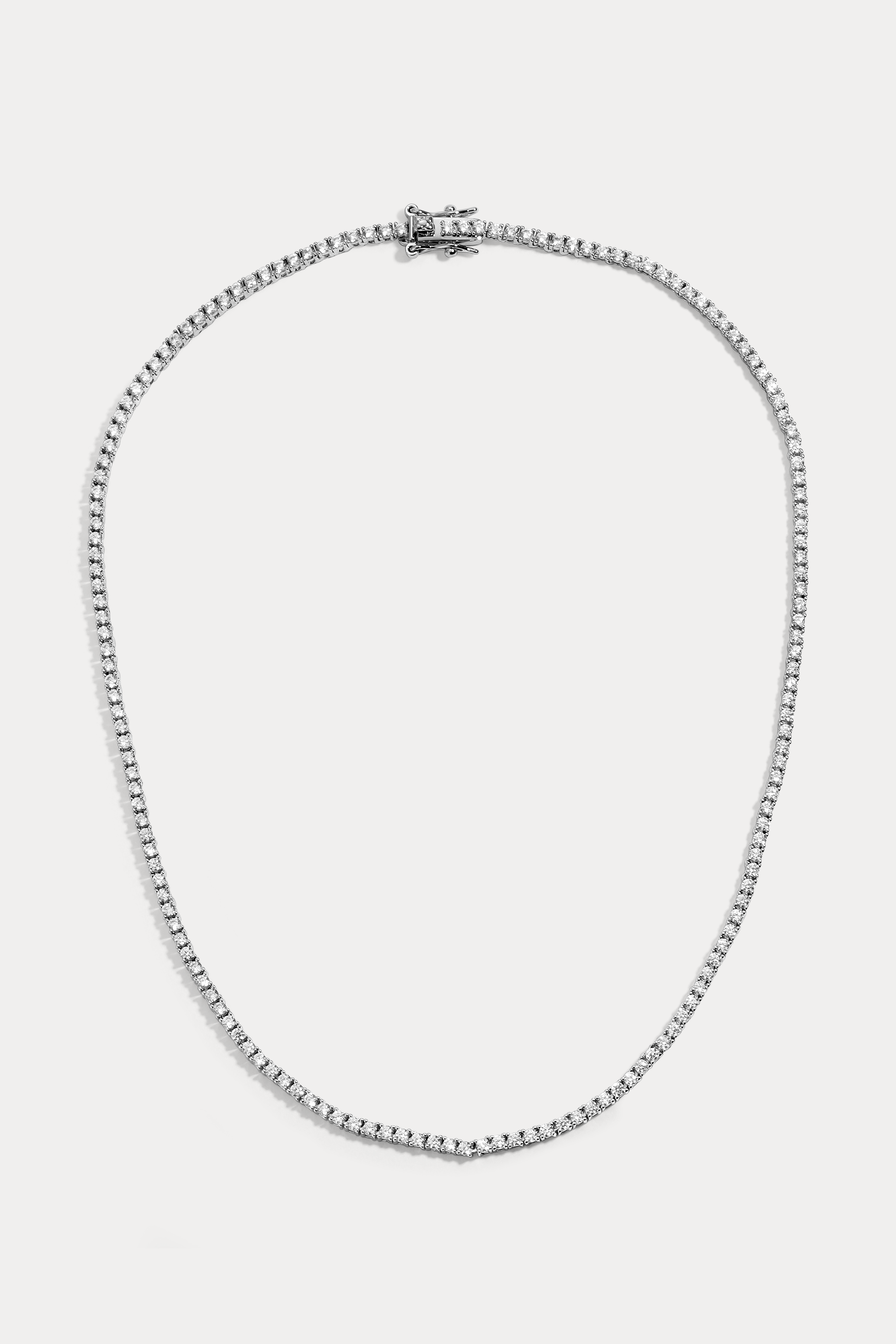 Lili Claspe – Großhandel Gliederhalskette – Mini Amina Tennis-Halskette3