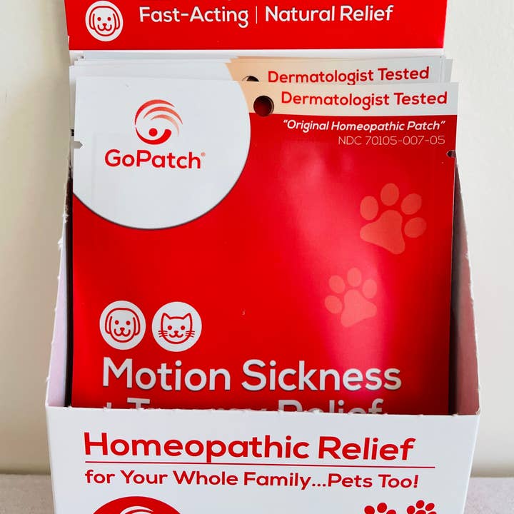 GoPatch – wholesale Pet supplement – Cat/dog – Pets- Motion Sickness, Anxiousness + Tummy Relief7