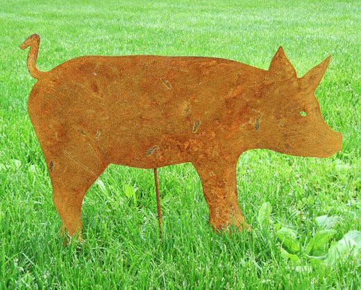 Rustica Ornamentals - Vendita all'ingrosso Ornamenti/decorazioni per esterni - Pig Yard Art o arte da parete