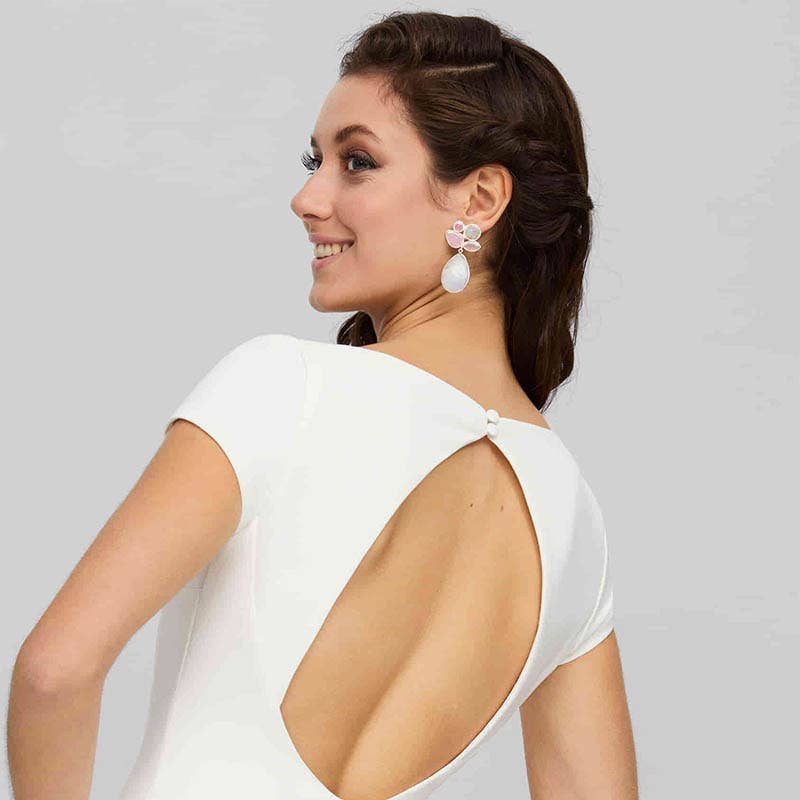 ACUS - Wholesale Dangle Earrings - Paraiso Earrings Limited Edition Lunar Silver, Green and Mustard1