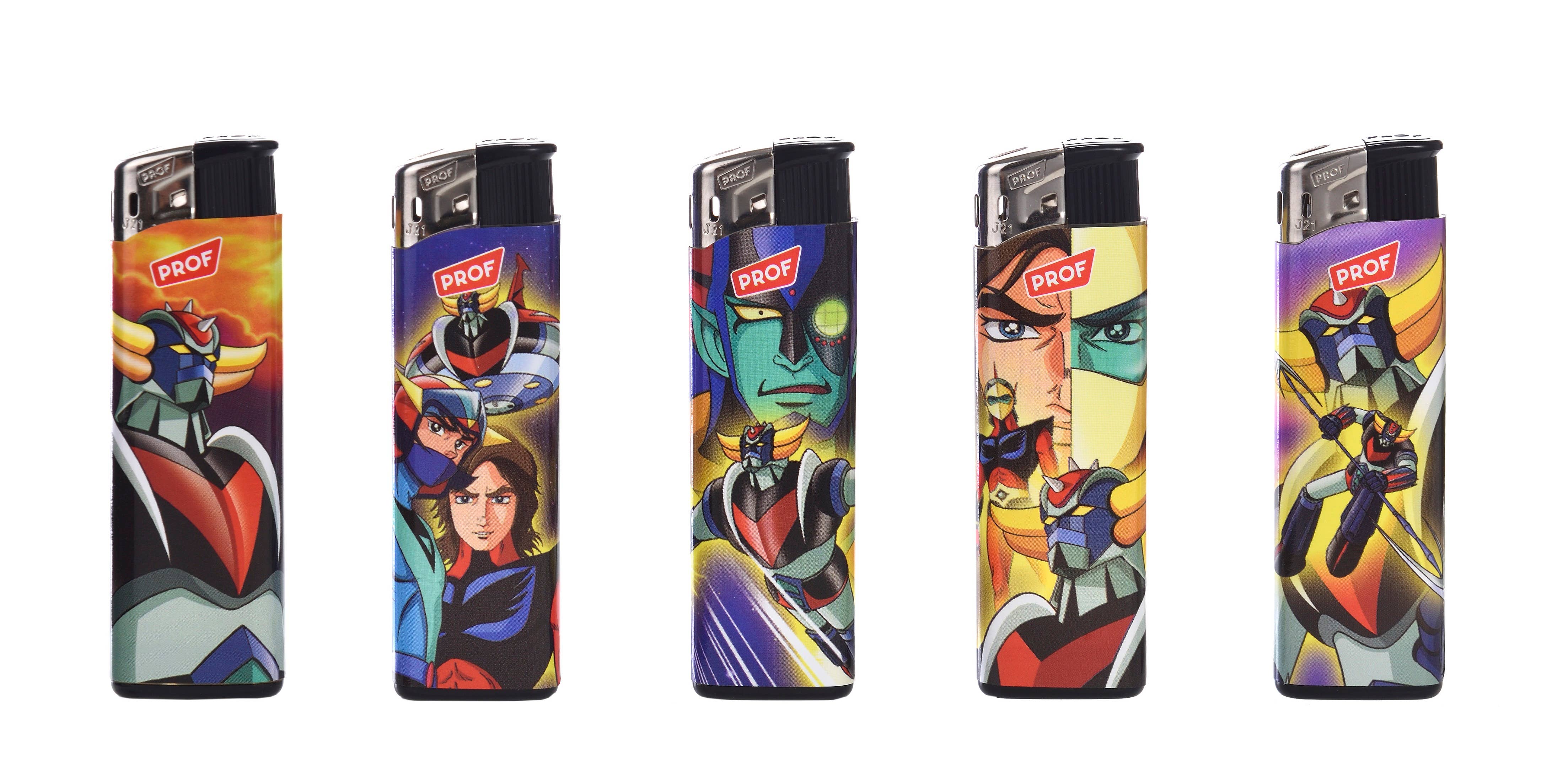 Champ by Polyflame - Wholesale Lighter - GOLDORAK Display of 50 GOLDORAK electronic lighters3