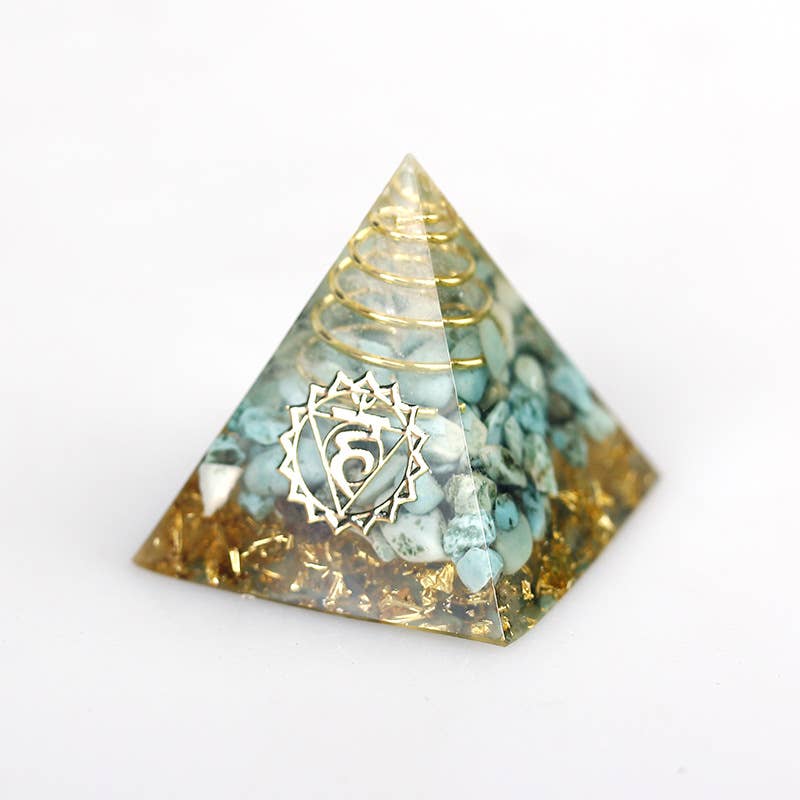 Gemcohub - Wholesale Spiritual Stone/Crystal - Crystal Gravel Pyramid Epoxy Ornaments2