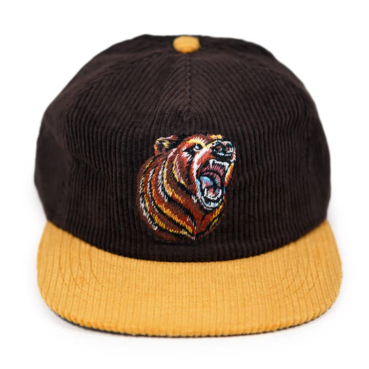 Bear Corduroy Hat for wholesale by Stuntin Goods