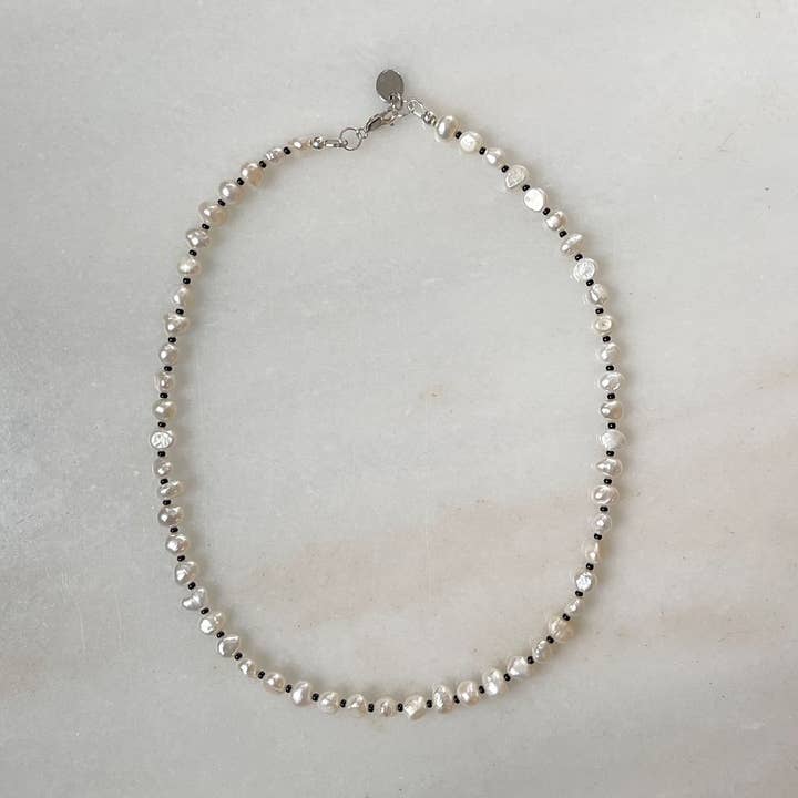 Frosted Pearl Necklace for wholesale by Sea + Pattern