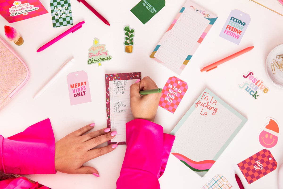 Talking Out of Turn – Engroshandel Notesblok – Holiday Tearaway notesblokke4