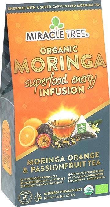 Miracle Tree - Wholesale Health/Detox Tea - Moringa Energy Tea: Orange Passionfruit3