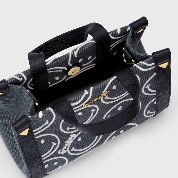 WEAT – Großhandel Tragetasche – Damen – Mini-Tasche Smiley® Schwarz