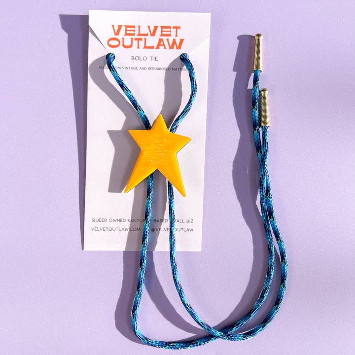 Velvet Outlaw - Wholesale Y-Neck/Lariat Necklace - Star Bolo Tie - Two Colors4