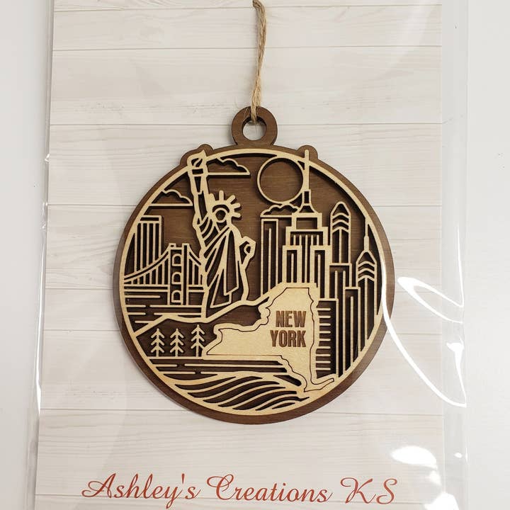 Ashley's Creations KS - Wholesale Ornament - Kansas State Heritage Ornament3