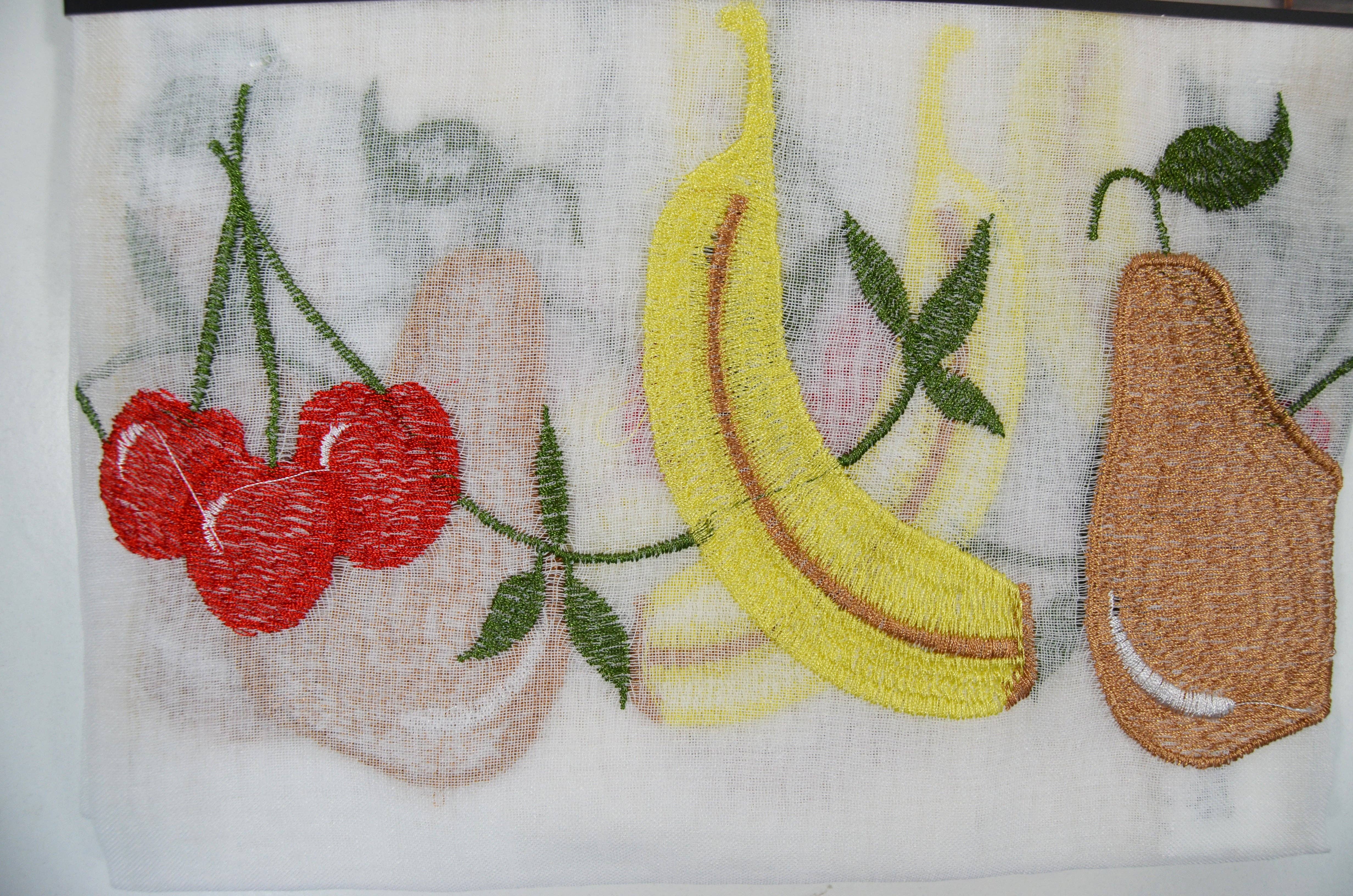 BOD HOME - Wholesale Curtain - Yellow Embroidered Print Kitchen Curtains3