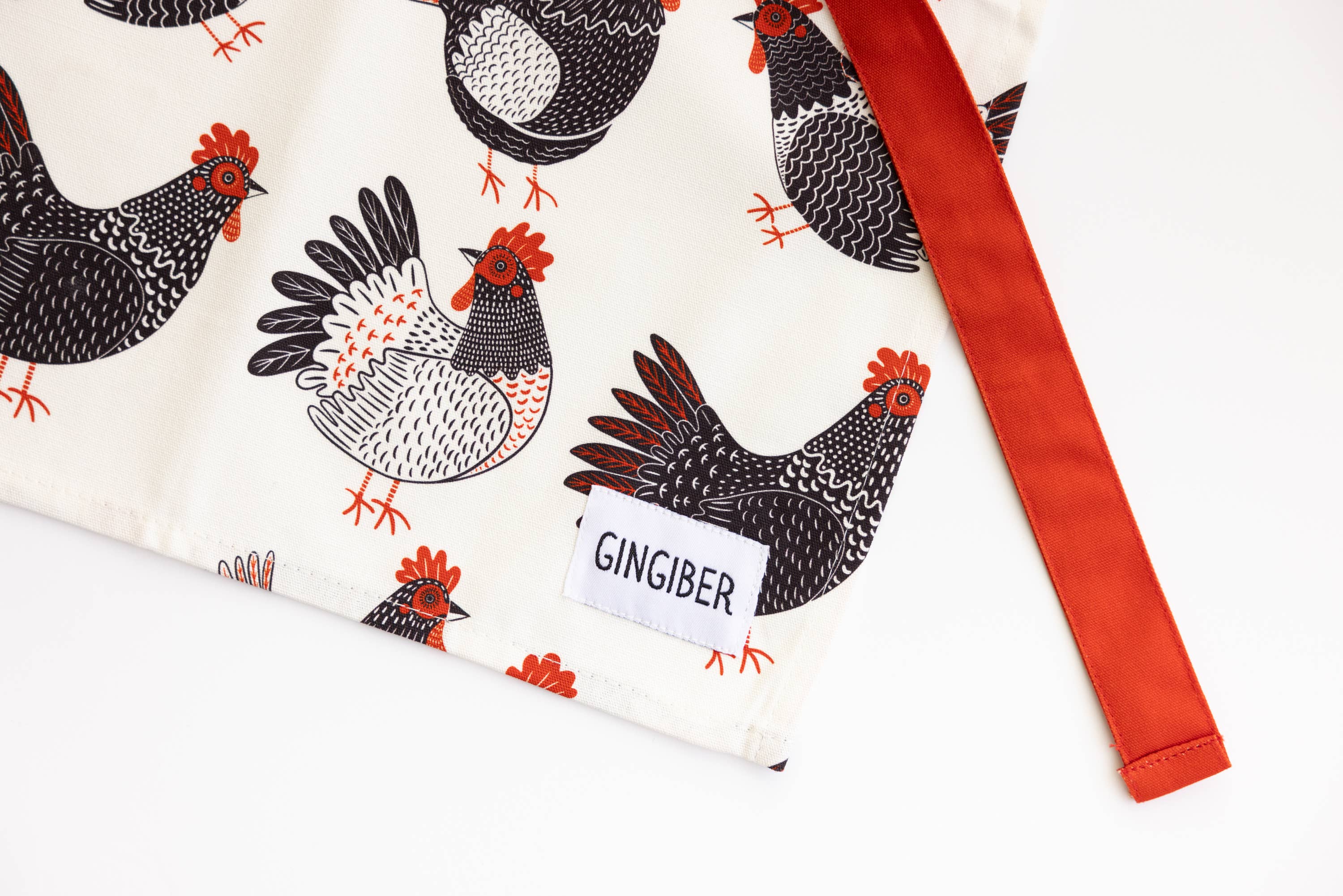 Gingiber - Vente Tabliers - Tablier Poulet - Cuisine de Ferme, Décoration de Cuisine3