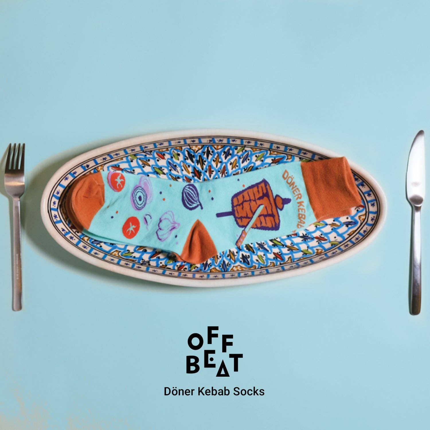 Offbeat - Wholesale Socks - Unisex - Döner Kebab Socks I Wholesale0