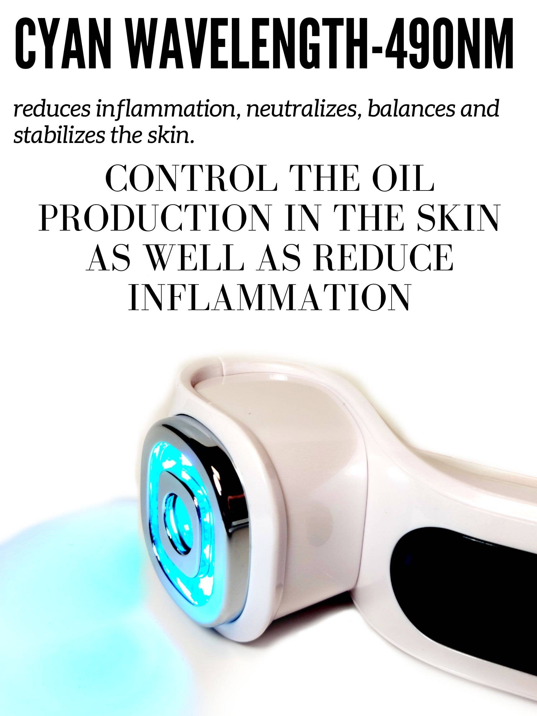 ZAQ Skin + Body Care - Wholesale Electronic Skincare Device - Facial Rejuvenation Device - 7 LED, RF, EMS, Sonic Vibration5