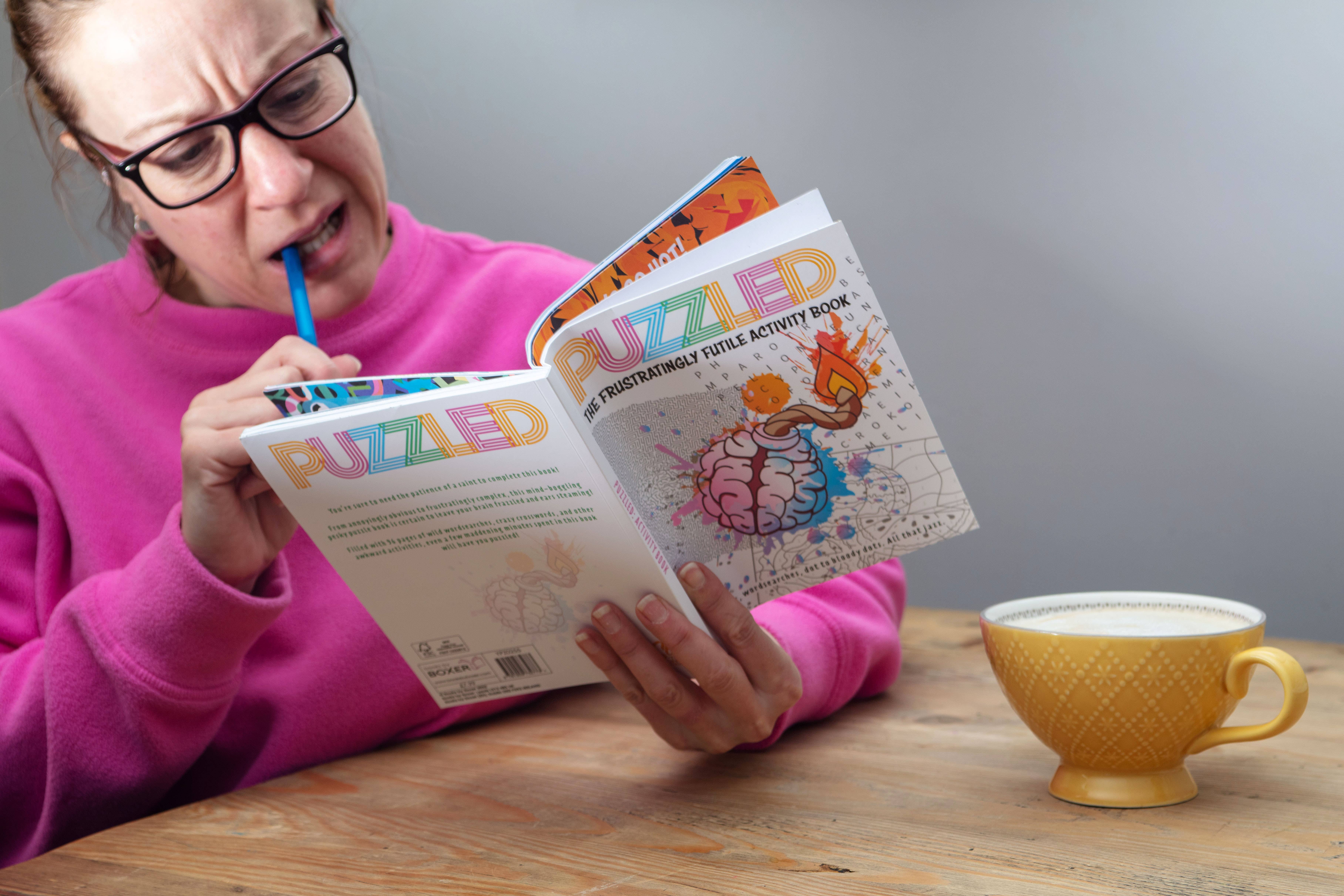 Boxer Gifts EU - Wholesale Coloring & Activity Book - Adult - Puzzled Book Of Puzzling Puzzles1