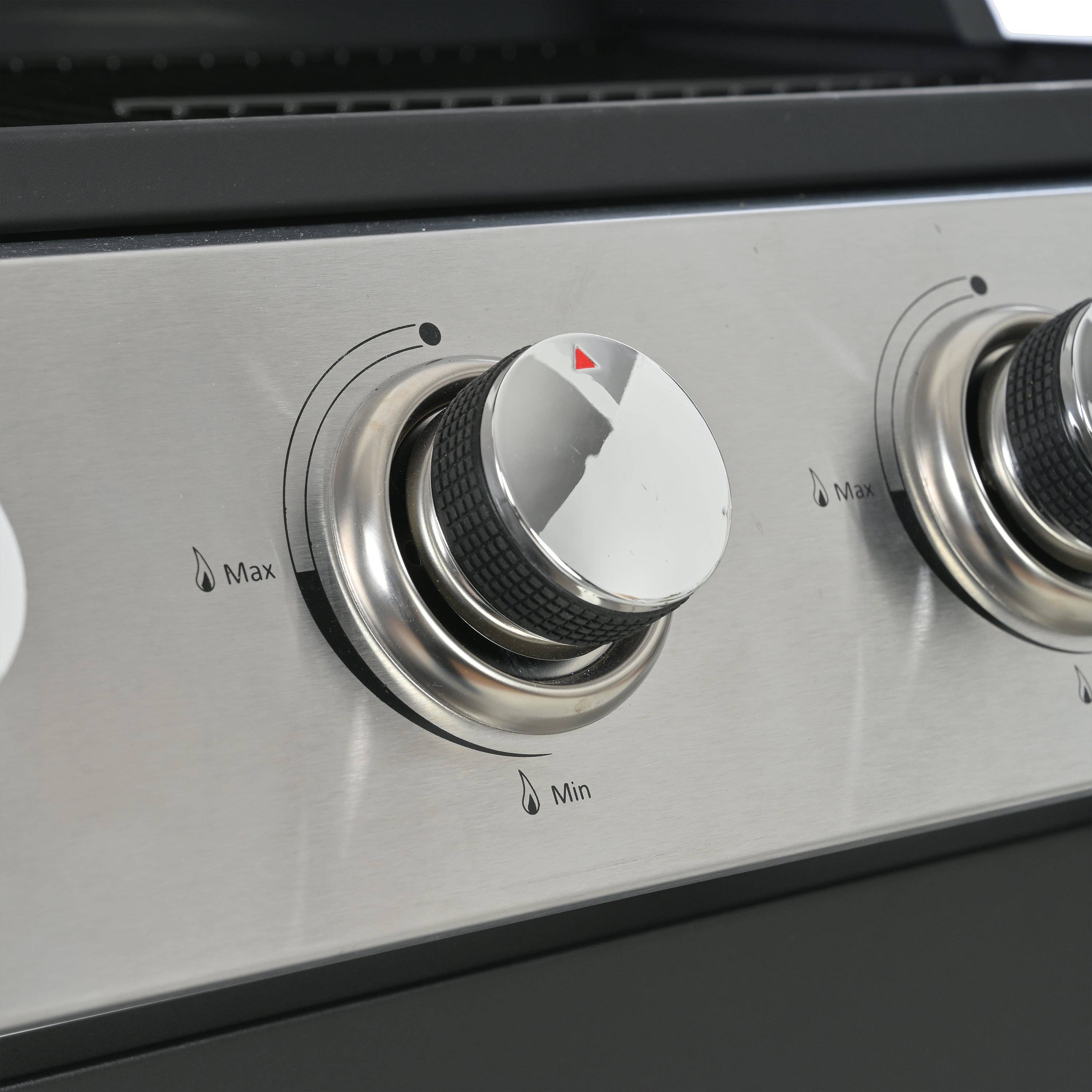 39F Inc. - Vente Outil de gril pour l'extérieur - Gril à propane à 4 brûleurs - 34 000 BTU en acier inoxydable12