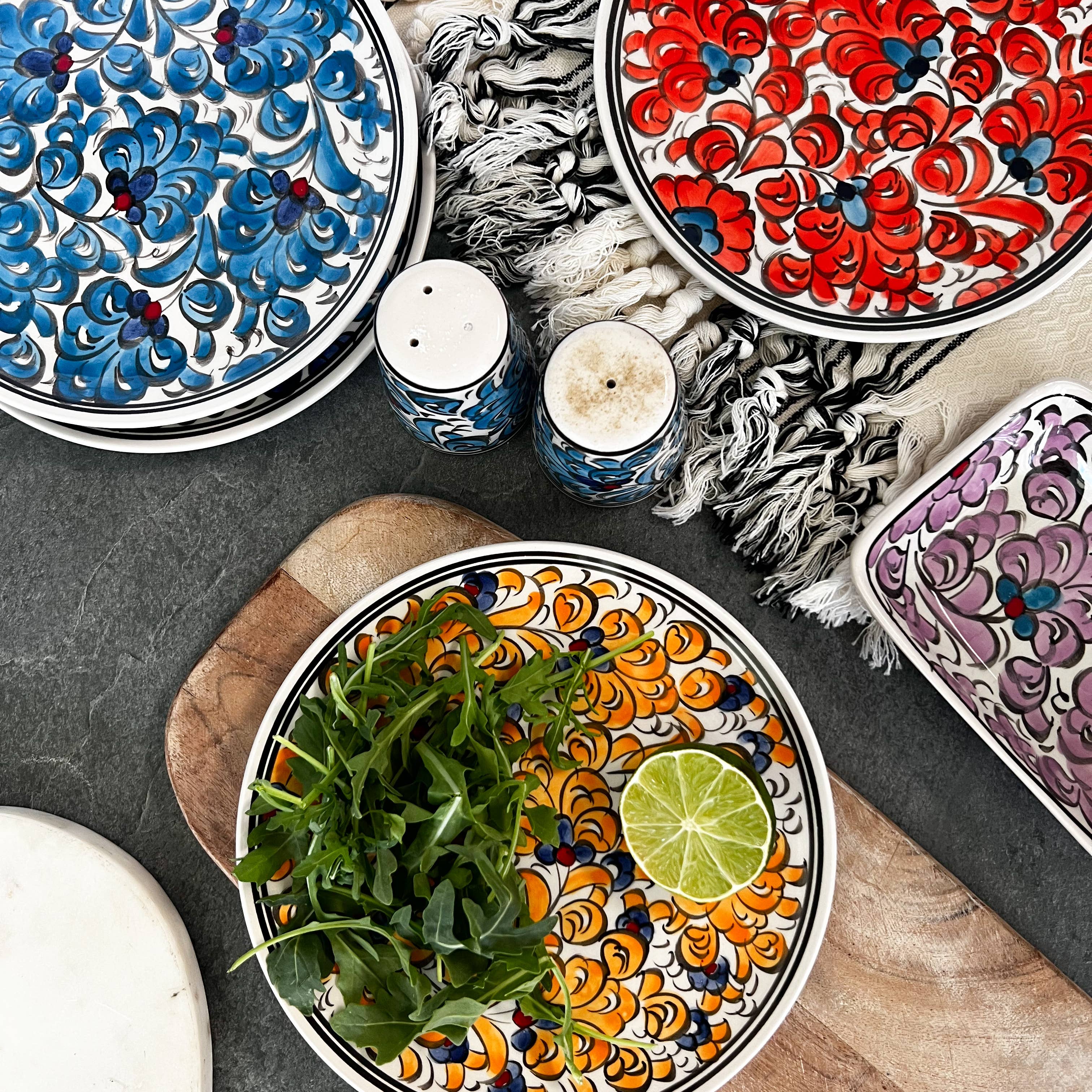 Umays Boho - Wholesale Serving Plate - Handmade Appetizer Plate, Tapas Plate, Home Decor4