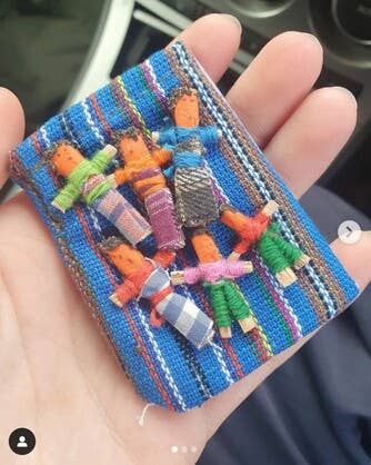 Mexitraders - Wholesale Doll – Kids - Worry Dolls 6 Dolls textile pouch - Refill stock choose qty1
